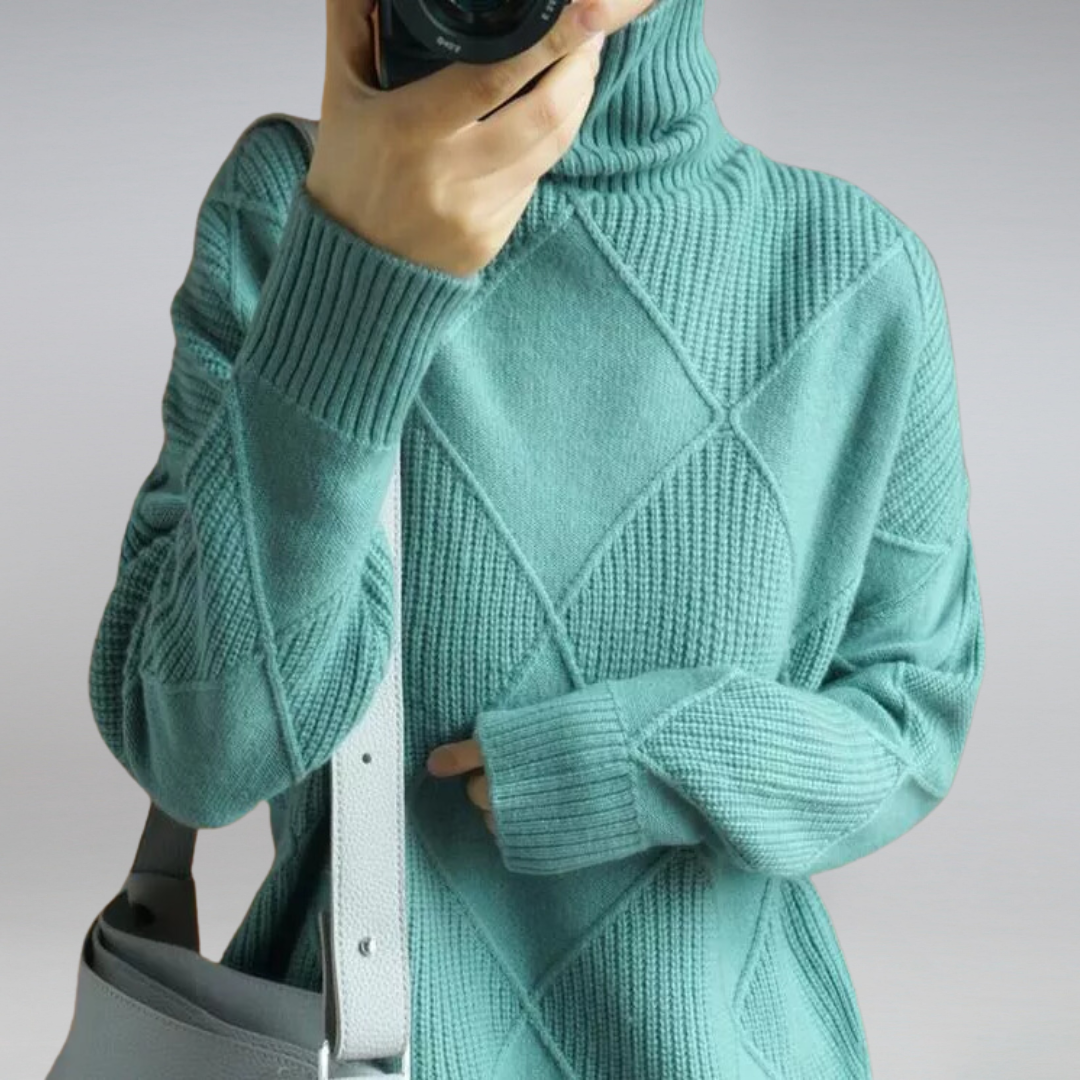Elysia® | Cashmere turtleneck sweater