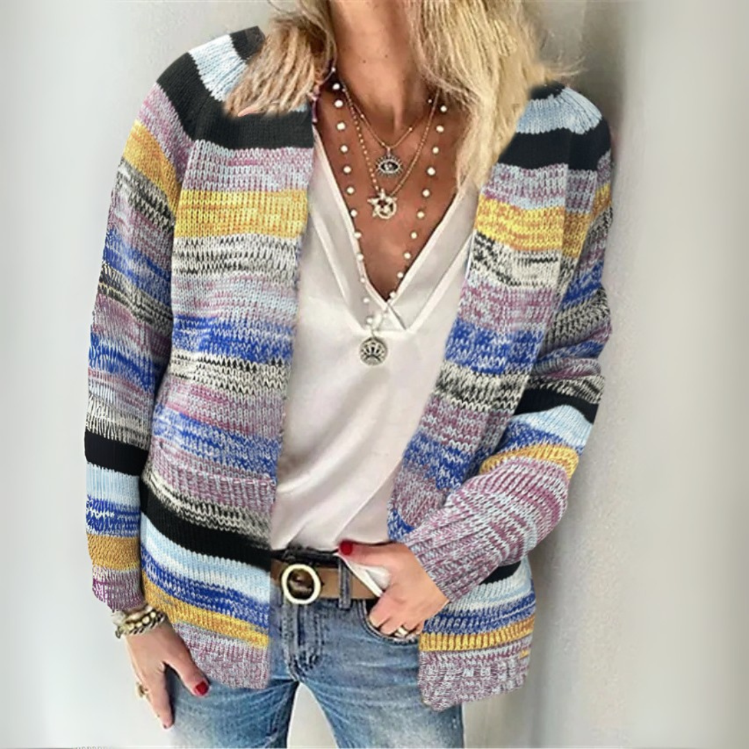 Donna | Cozy Multicolor Cardigan