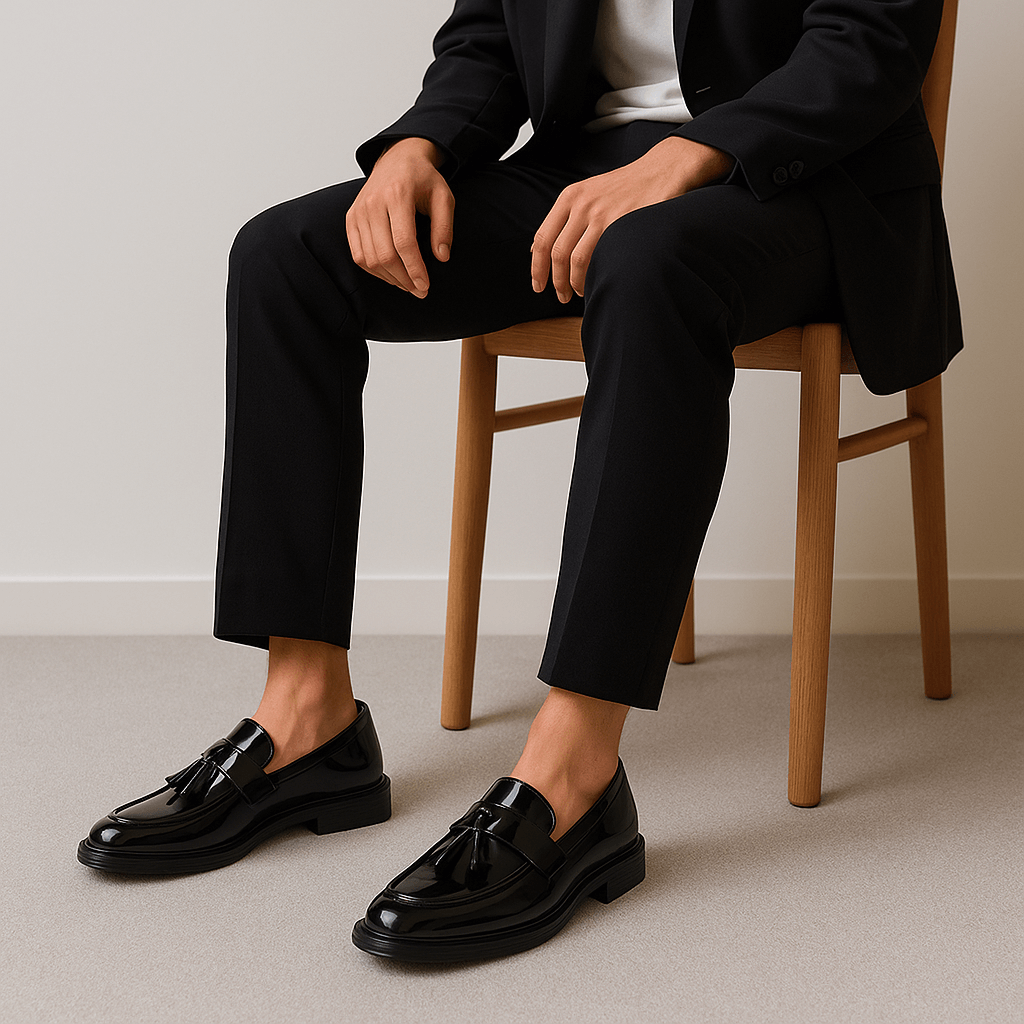LUXEOUTFIT | Polished Tassel Dress Loafers