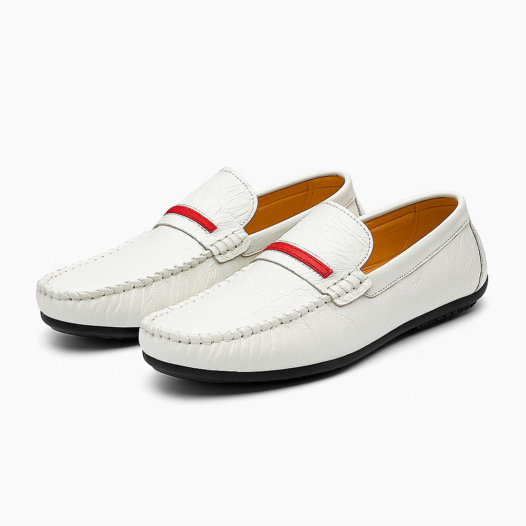 Luxeoutfit | Executive Textured Leather Loafers