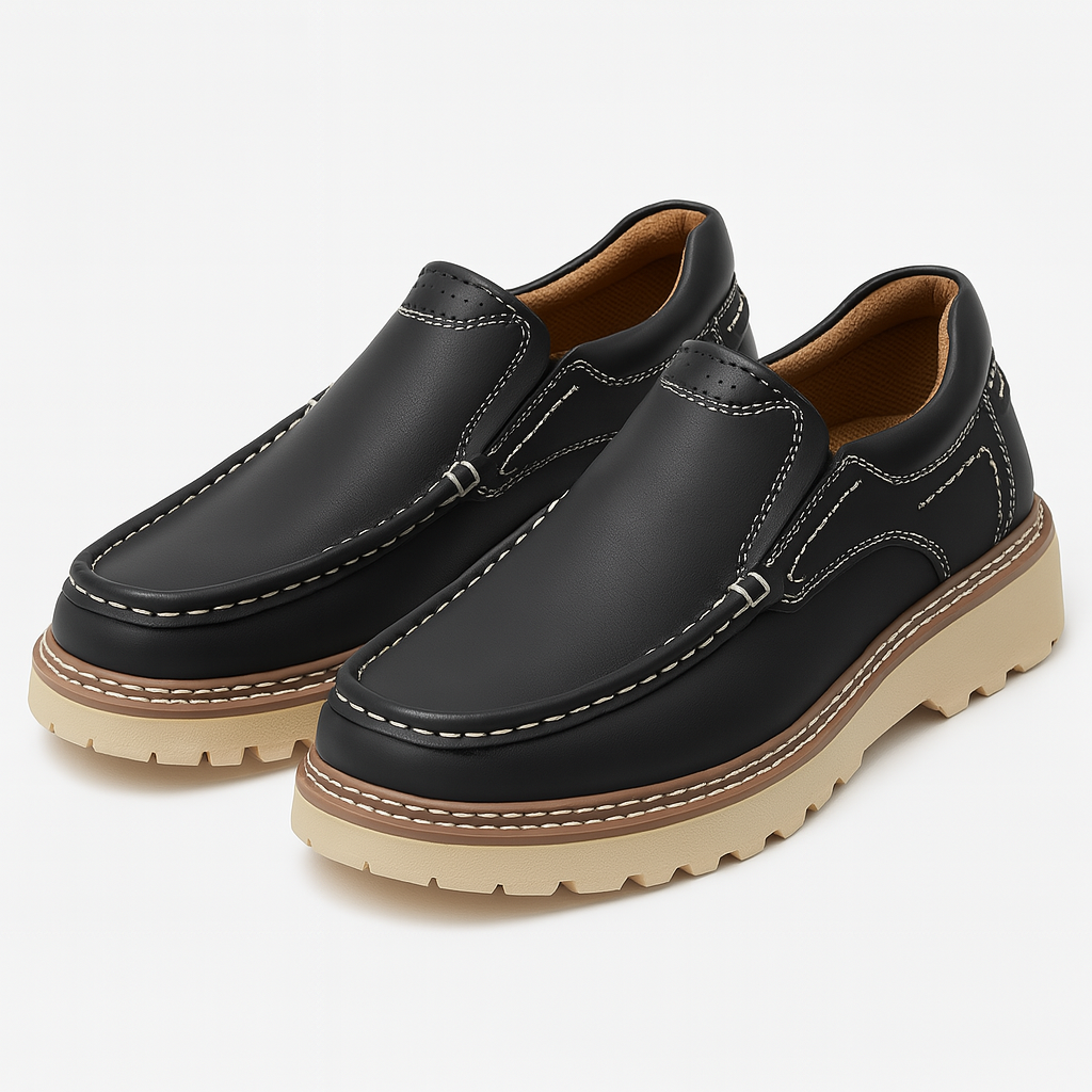 Luxeoutfit | Orthopedic Leather Support Loafers