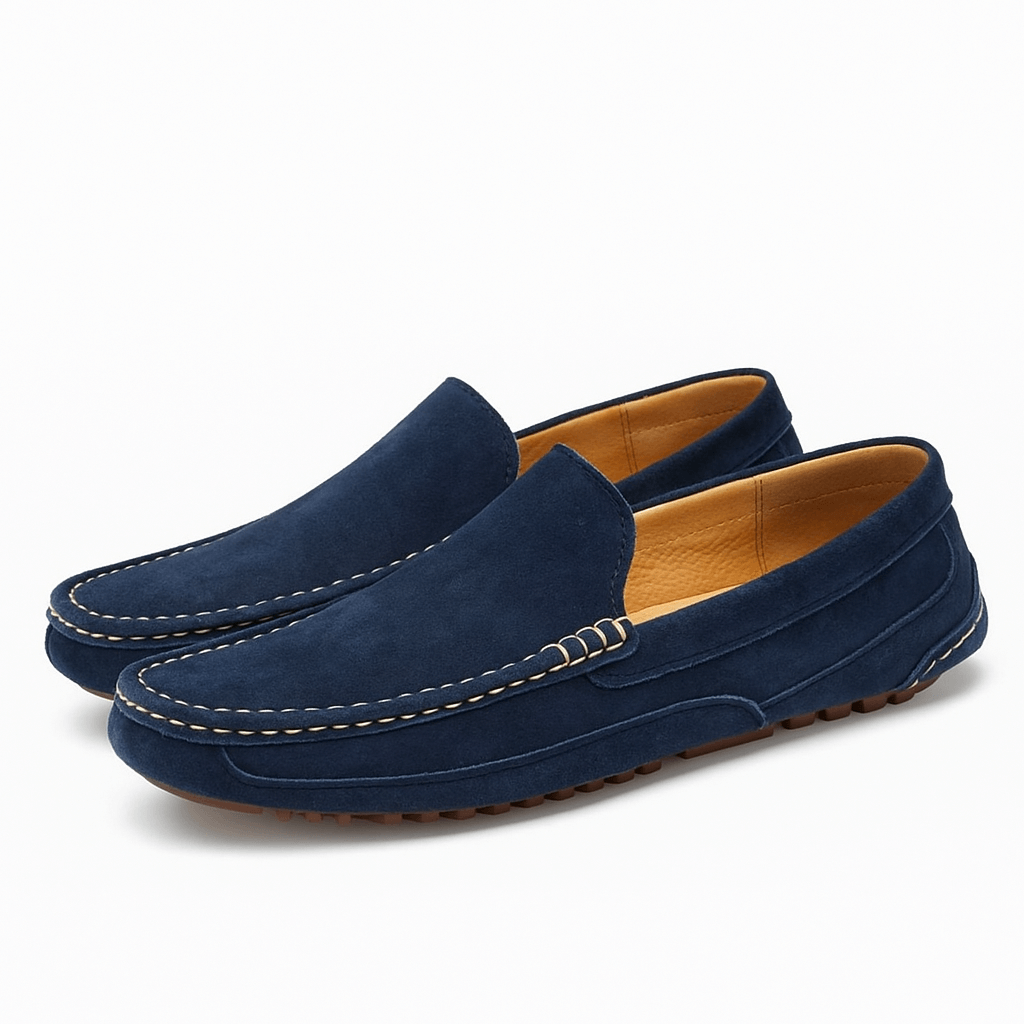 Luxeoutfit | Suede Grip-Comfort Driving Loafers