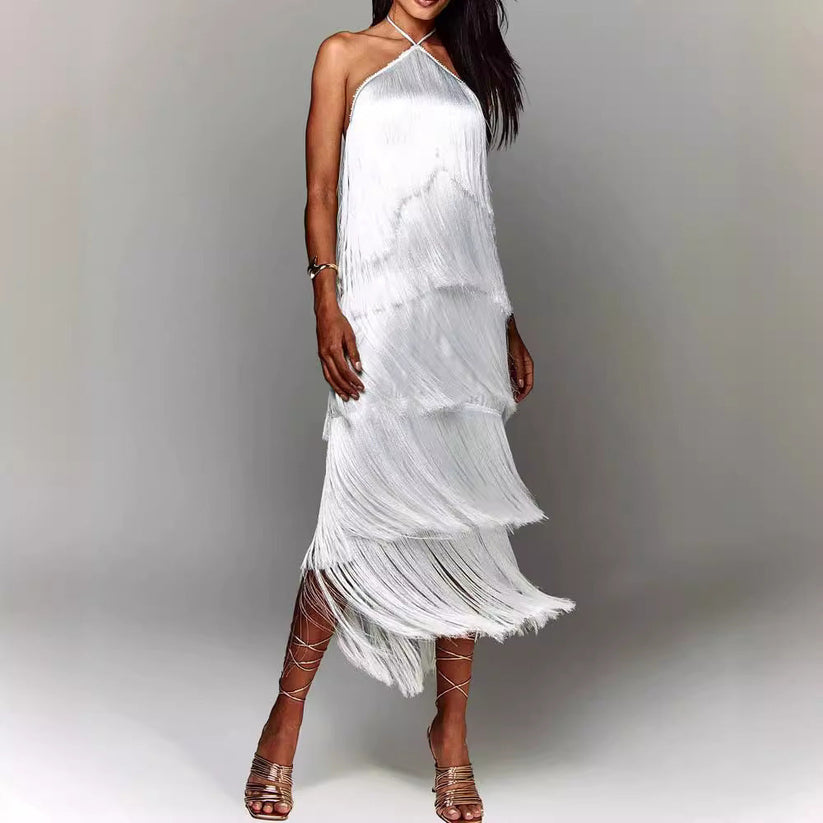 Dorotea® | Luxury dress with tassels