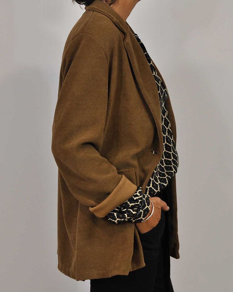 Jacqueline® | Casual midi shirt with a V-neck