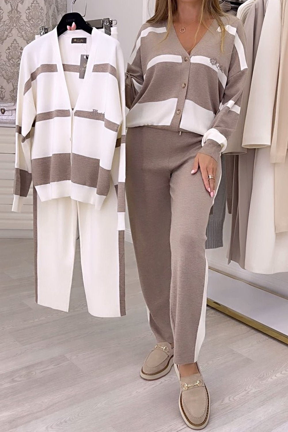 Hilda® | Two Piece Wool Sweater Set