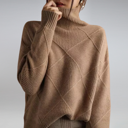 Elysia® | Cashmere turtleneck sweater