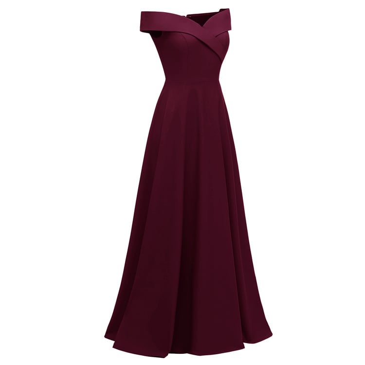 Trinidad® | Elegant Off-Shoulder Long Catwalk Evening Dress