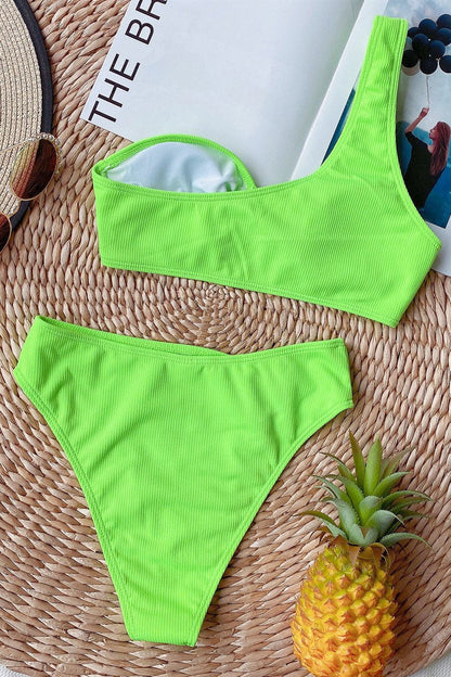 Alba® | Bikini with a strap and a high waist