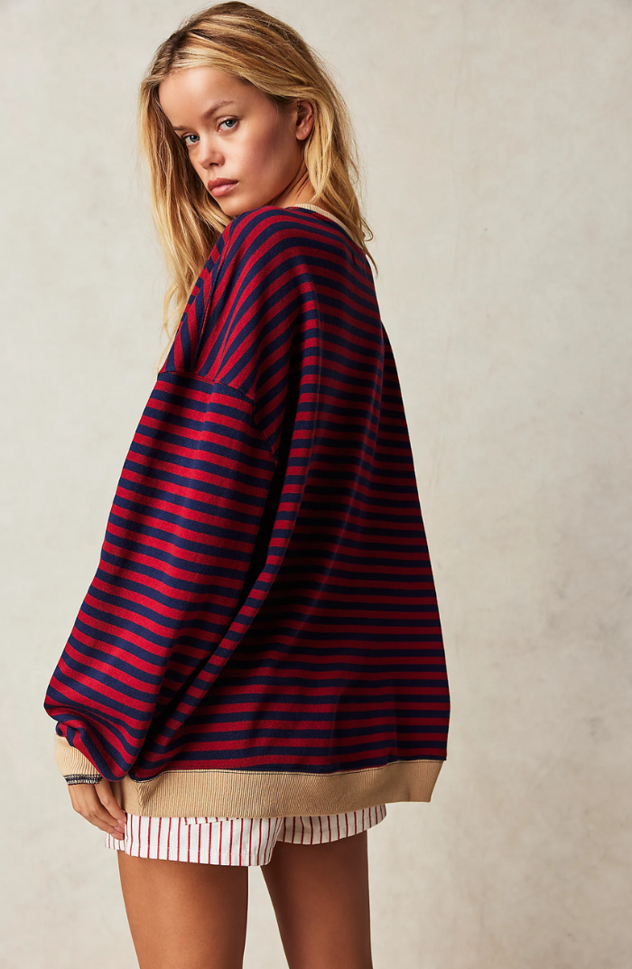 Isolde® | Striped oversized sweater