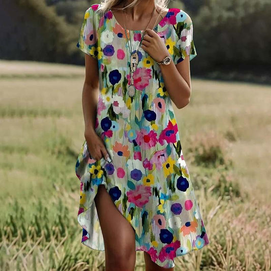 Delilah - Floral Print Dress