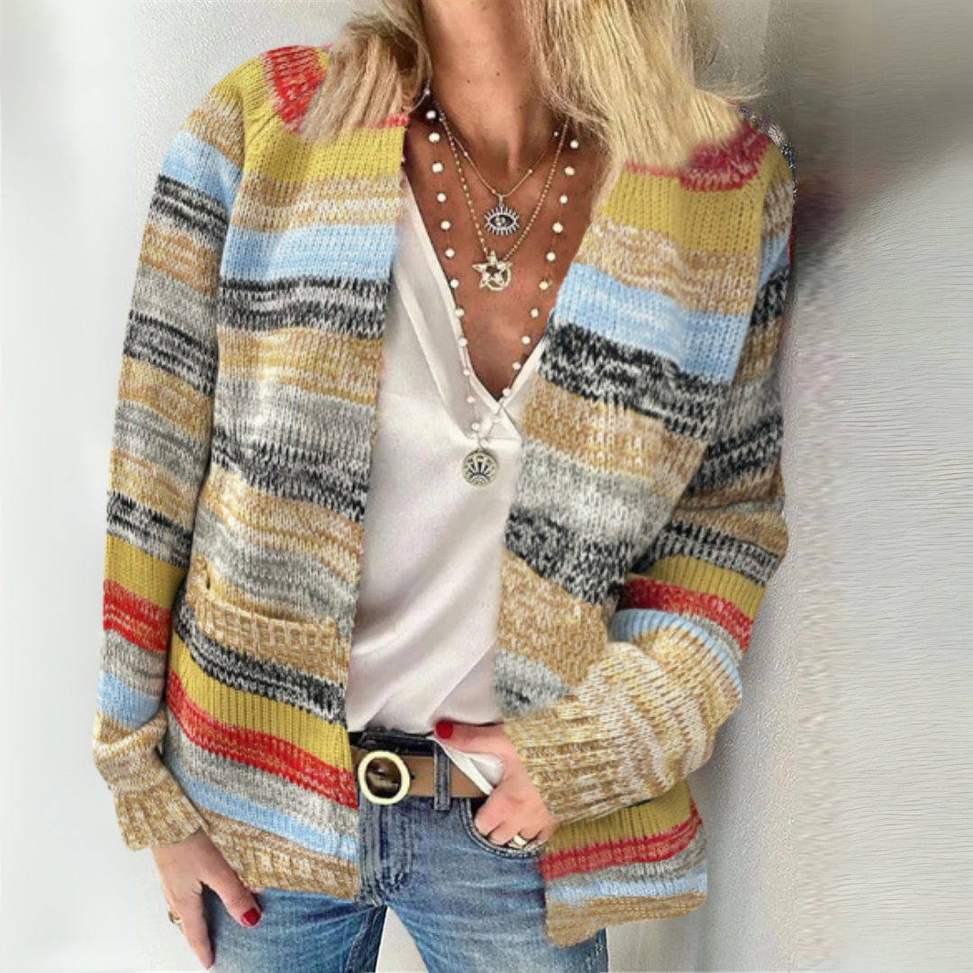 Donna | Cozy Multicolor Cardigan