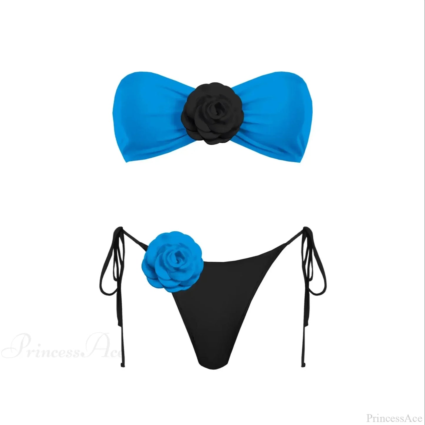 3D Flower Bandage Bikini Set