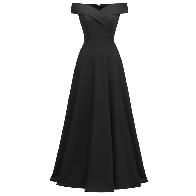 Trinidad® | Elegant Off-Shoulder Long Catwalk Evening Dress