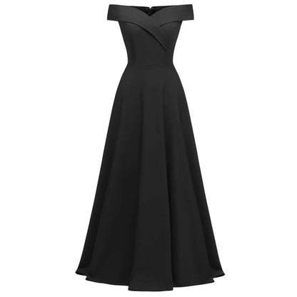 Trinidad® | Elegant Off-Shoulder Long Catwalk Evening Dress
