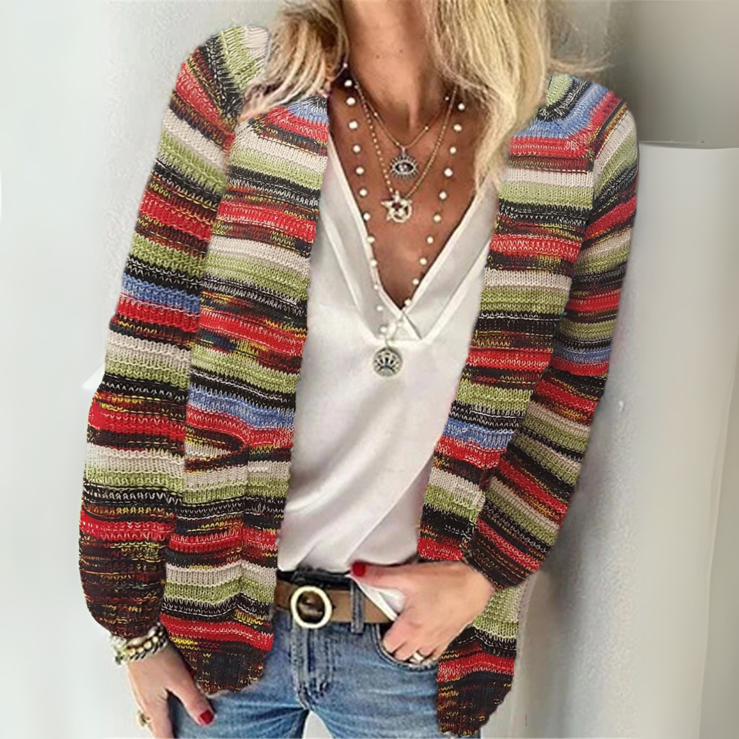 Donna | Cozy Multicolor Cardigan