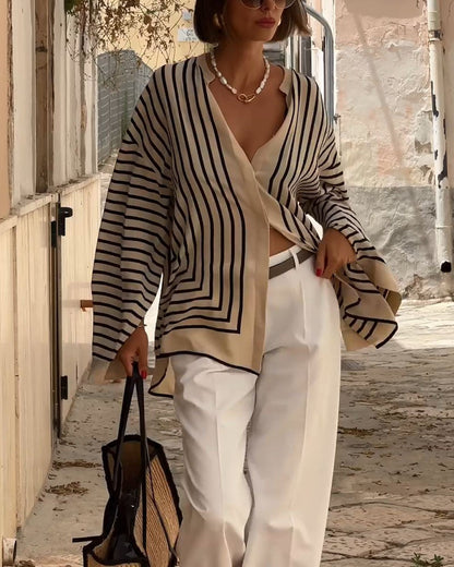 Jelena® | Elegant Striped Blouse
