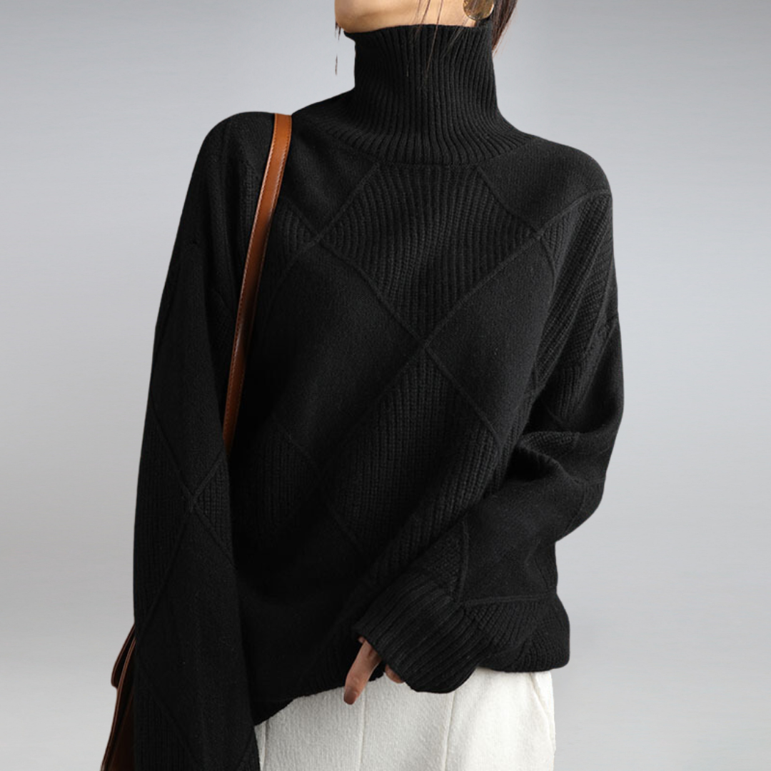 Elysia® | Cashmere turtleneck sweater