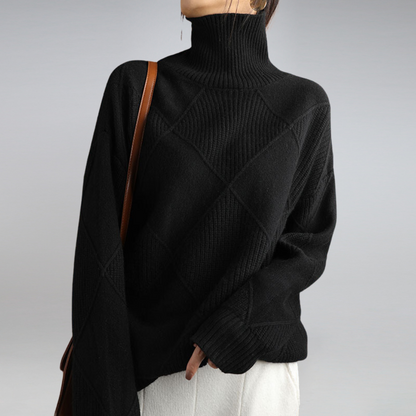 Elysia® | Cashmere turtleneck sweater