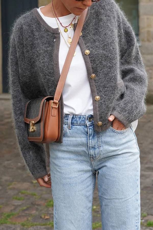 Pandora® | Cozy seahorse cardigan for women