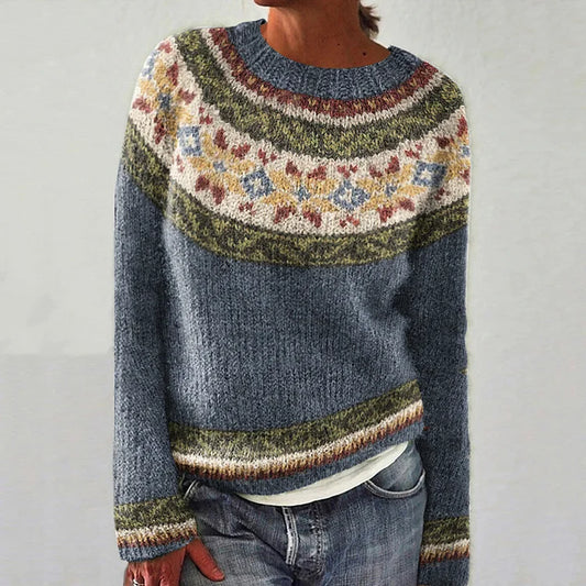 Glacier Soft Knit Sweater with Icy Shades