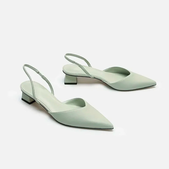Marina® | Delicate Slingback Pump Sandals With A Pointed Toe