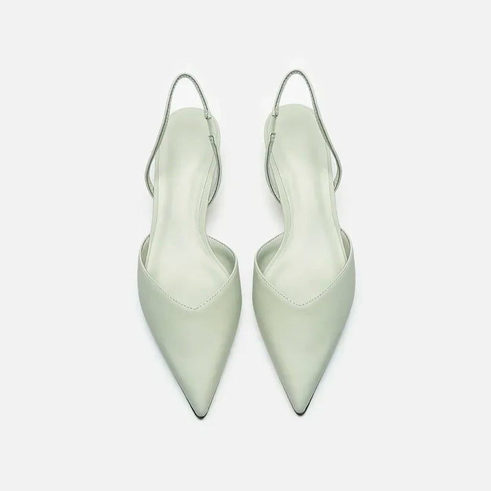 Marina® | Delicate Slingback Pump Sandals With A Pointed Toe