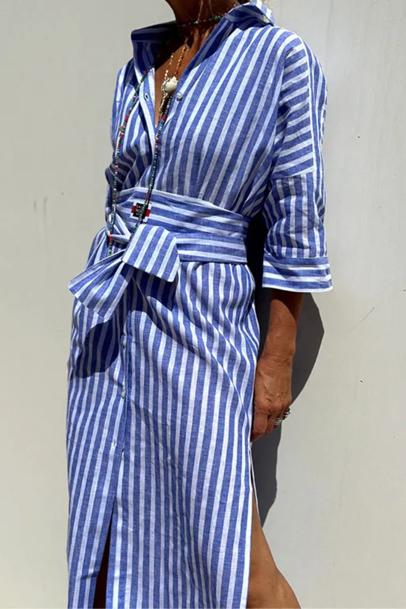 Rocío® | Casual Striped Shirt Blouse