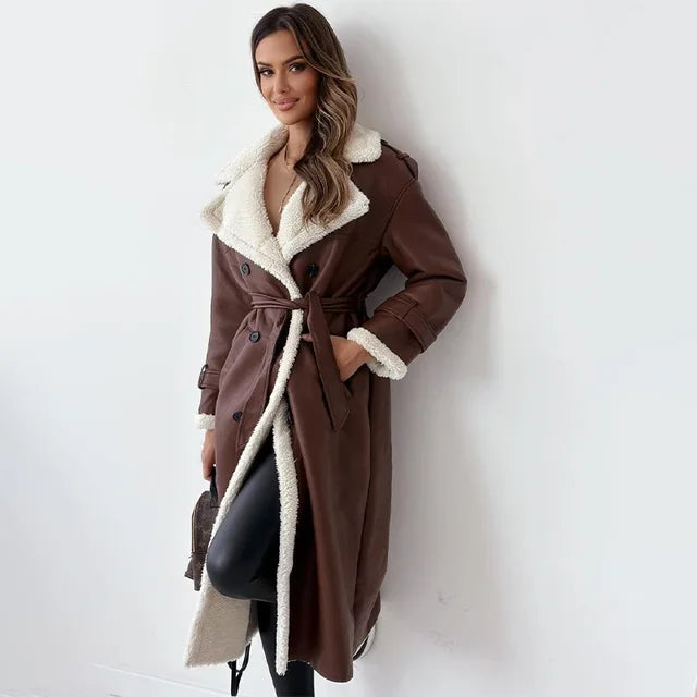 Abigail® | Elegant long winter coat for women