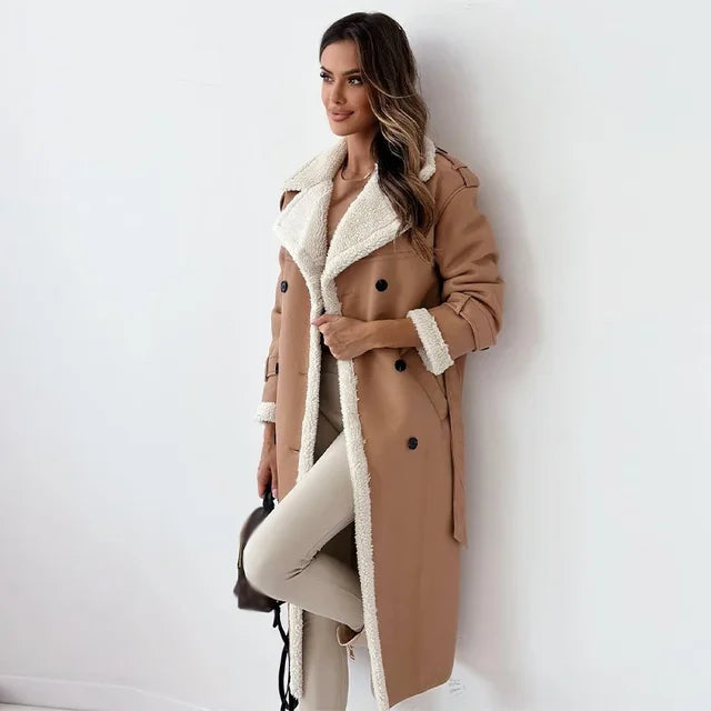 Abigail® | Elegant long winter coat for women