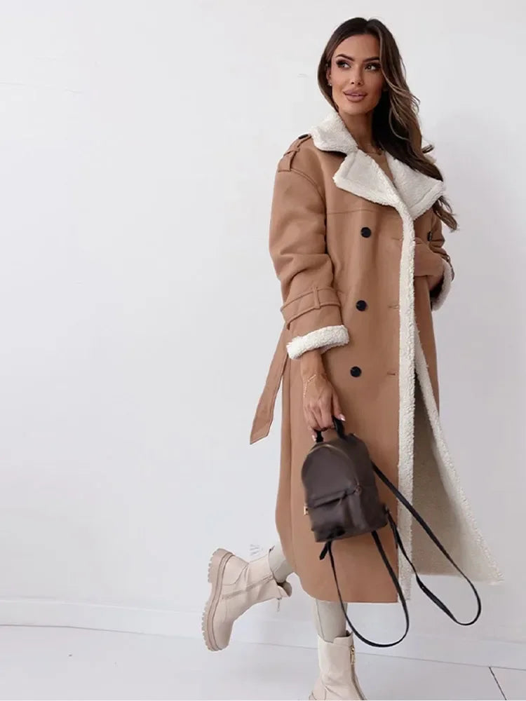 Abigail® | Elegant long winter coat for women