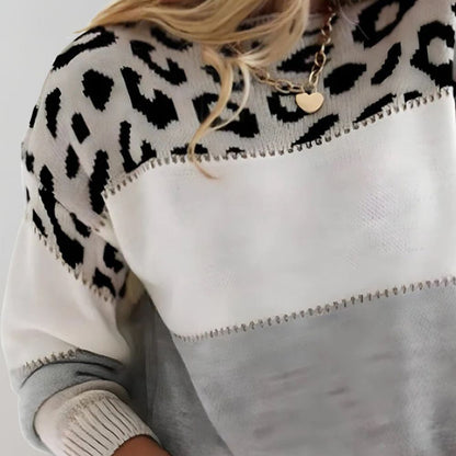 CHEYENNE – TRENDY CHIC PATTERNED SWEATER