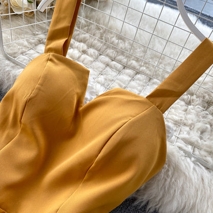 Amatista® | Yellow Sleeveless Cocktail Dress