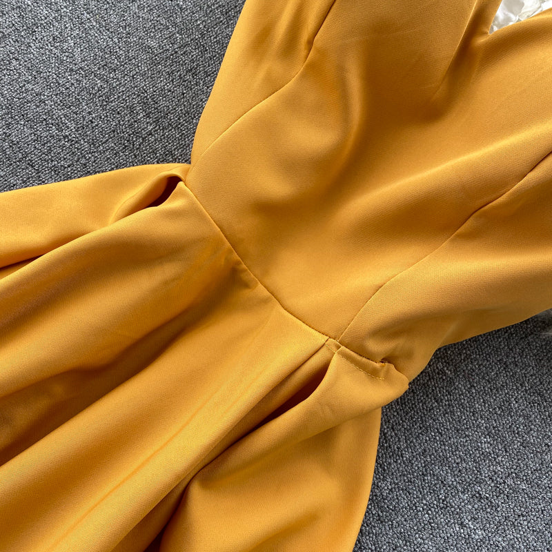 Amatista® | Yellow Sleeveless Cocktail Dress