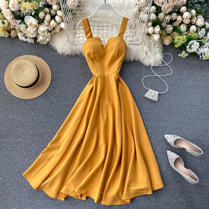 Amatista® | Yellow Sleeveless Cocktail Dress