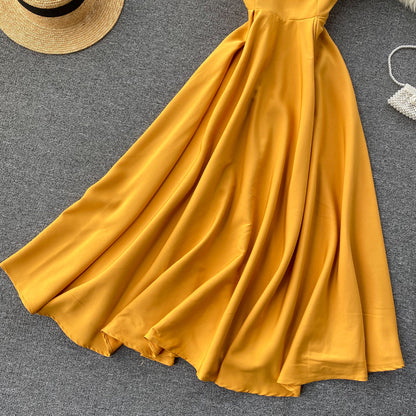 Amatista® | Yellow Sleeveless Cocktail Dress