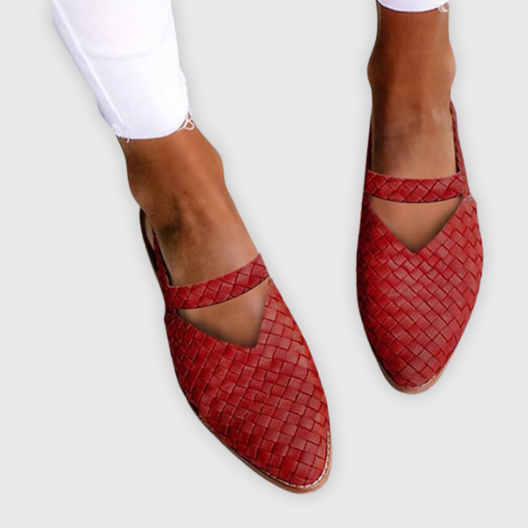 Catalina® | Braided women's leather sandals