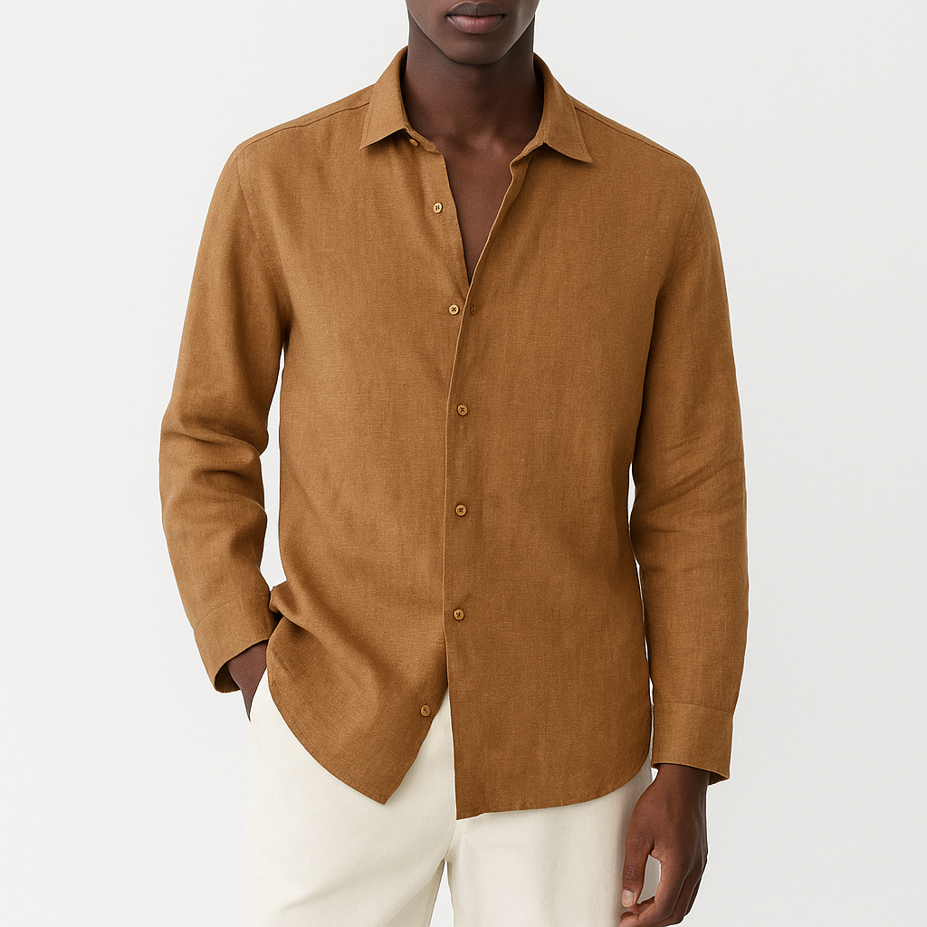 LUXEOUTFIT | Classic Linen Shirt