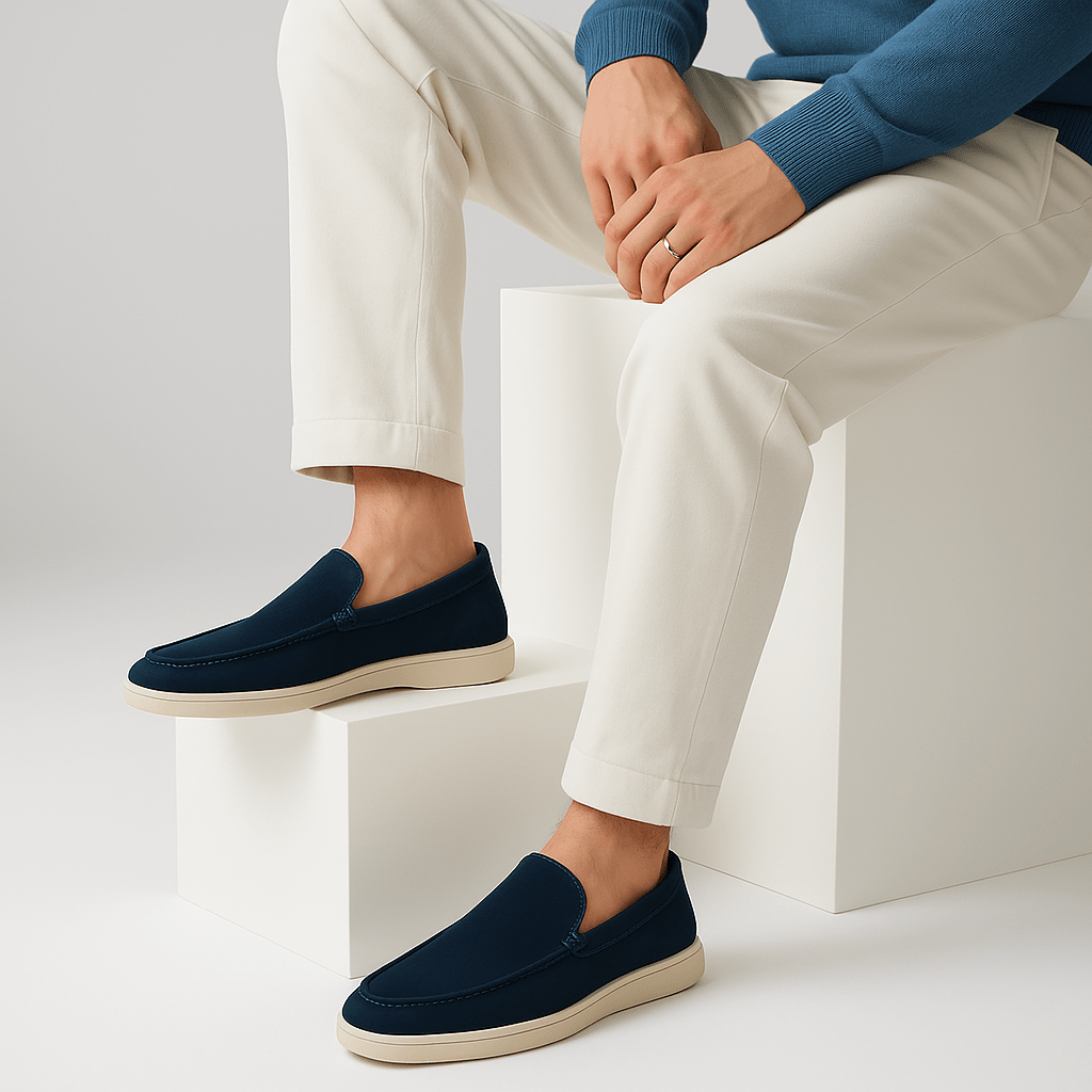 LUXEOUTFIT | Classic Suede Signature Loafers