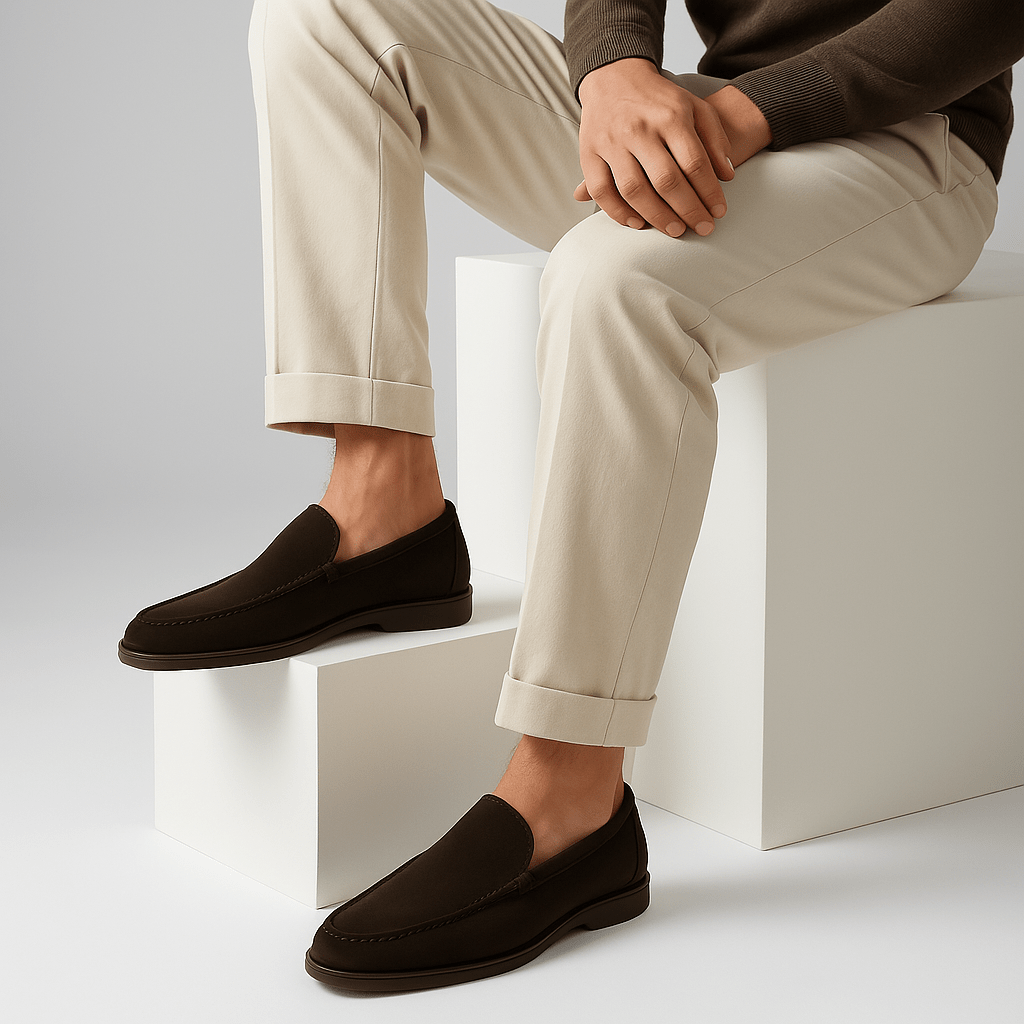 LUXEOUTFIT | Classic Suede Signature Loafers