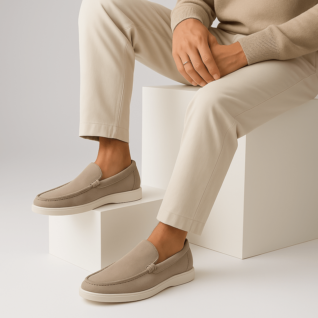 LUXEOUTFIT | Classic Suede Signature Loafers