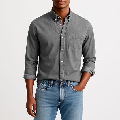 LUXEOUTFIT | Cotton Button Shirt
