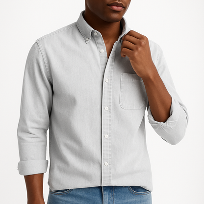 LUXEOUTFIT | Cotton Button Shirt