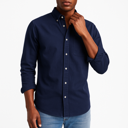 LUXEOUTFIT | Cotton Button Shirt