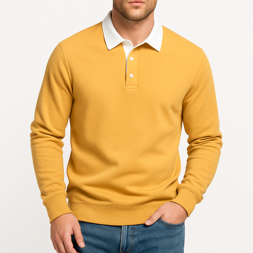 LUXEOUTFIT | Cotton Polo Sweater