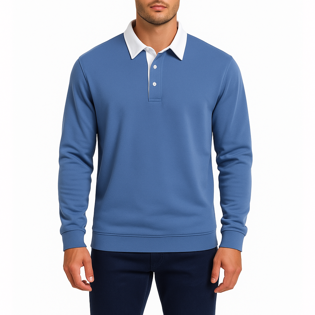 LUXEOUTFIT | Cotton Polo Sweater