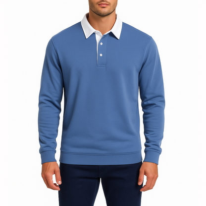 LUXEOUTFIT | Cotton Polo Sweater
