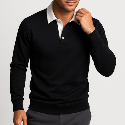 LUXEOUTFIT | Cotton Polo Sweater