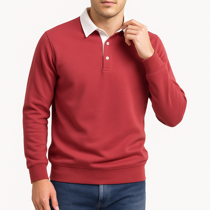 LUXEOUTFIT | Cotton Polo Sweater