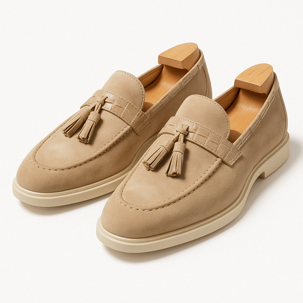 LUXEOUTFIT | Darce Hybrid Suede Loafers