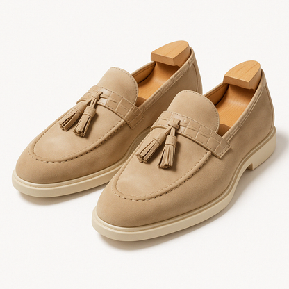 LUXEOUTFIT | Darce Hybrid Suede Loafers